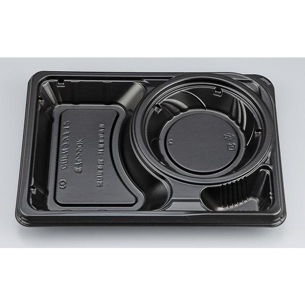 【蓋付き】CBFNランチ12(黒) 【本体400枚・蓋400枚セット】